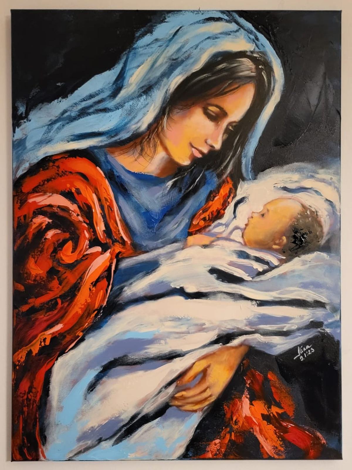 ArteDiAlina.com painting: Infinity love (display)